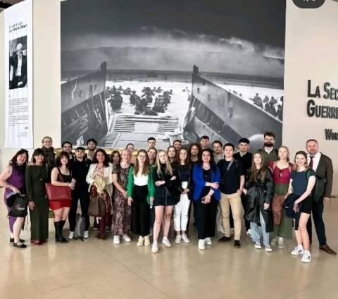 Students doing an exchange at CAEN